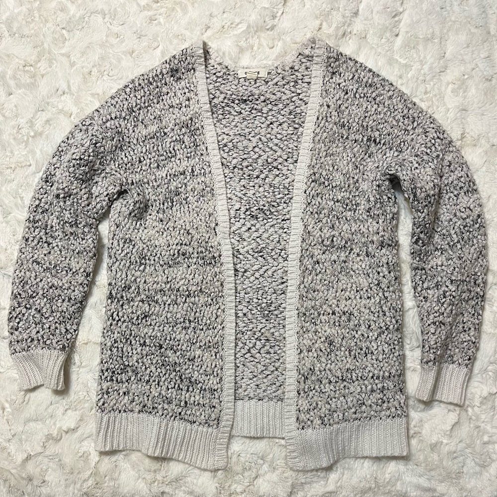 Garage Speckled Gray Cardigan